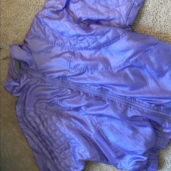Women’s Purple Retro Style WindBreaker Jacket|Brand Lavon| Style Large - Picture 2 of 3